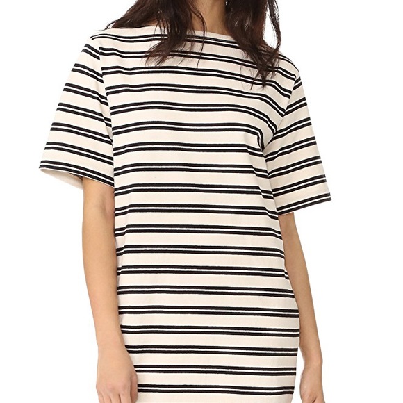 ‼️‼️ACNE STUDIOS DODORA STRIPES T-Shirt DRESS 🔥 - Picture 5 of 7